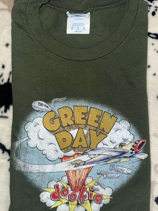 Green Day Other - Green Day Dookie Tour T-Shirt - Olive Green